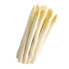 Losse witte asperges 
